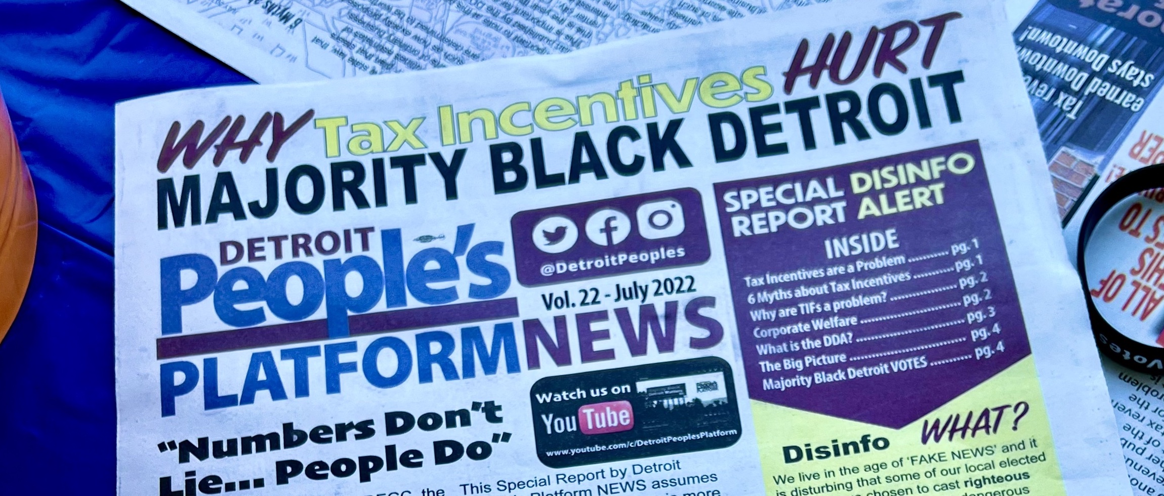 DisInformation Propaganda and Tax Incentives - Detroit People's