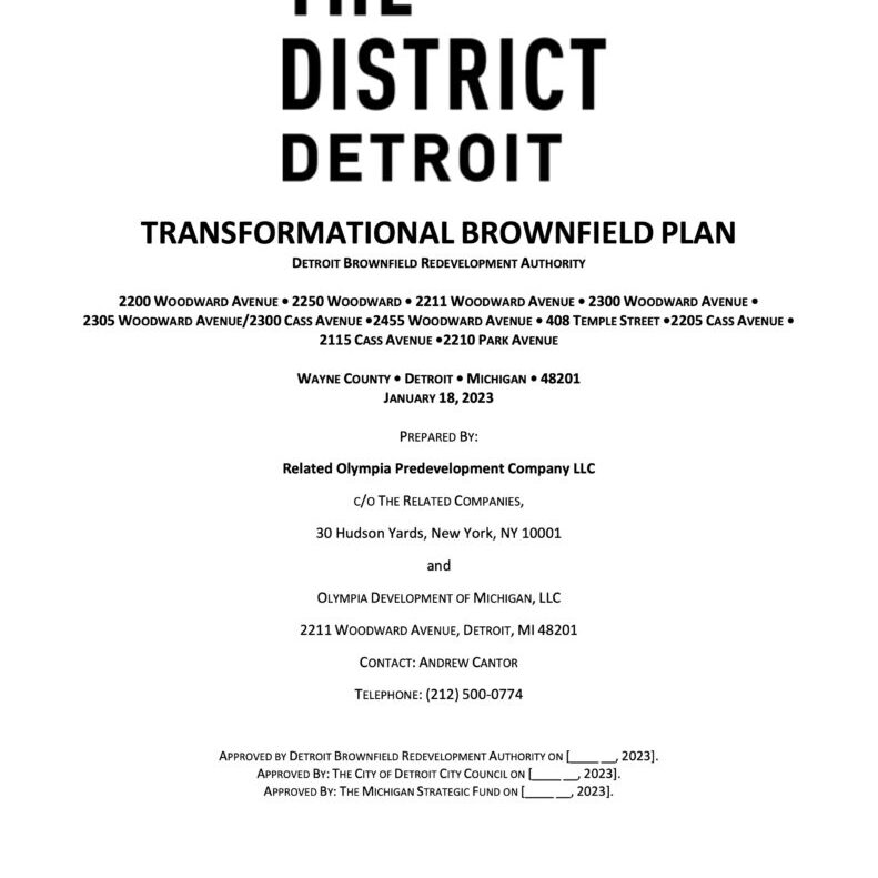 District Detroit TBP Cover